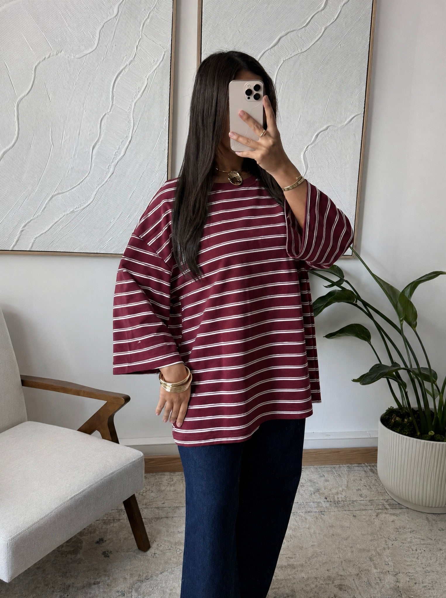 Basic Shirt gestreift