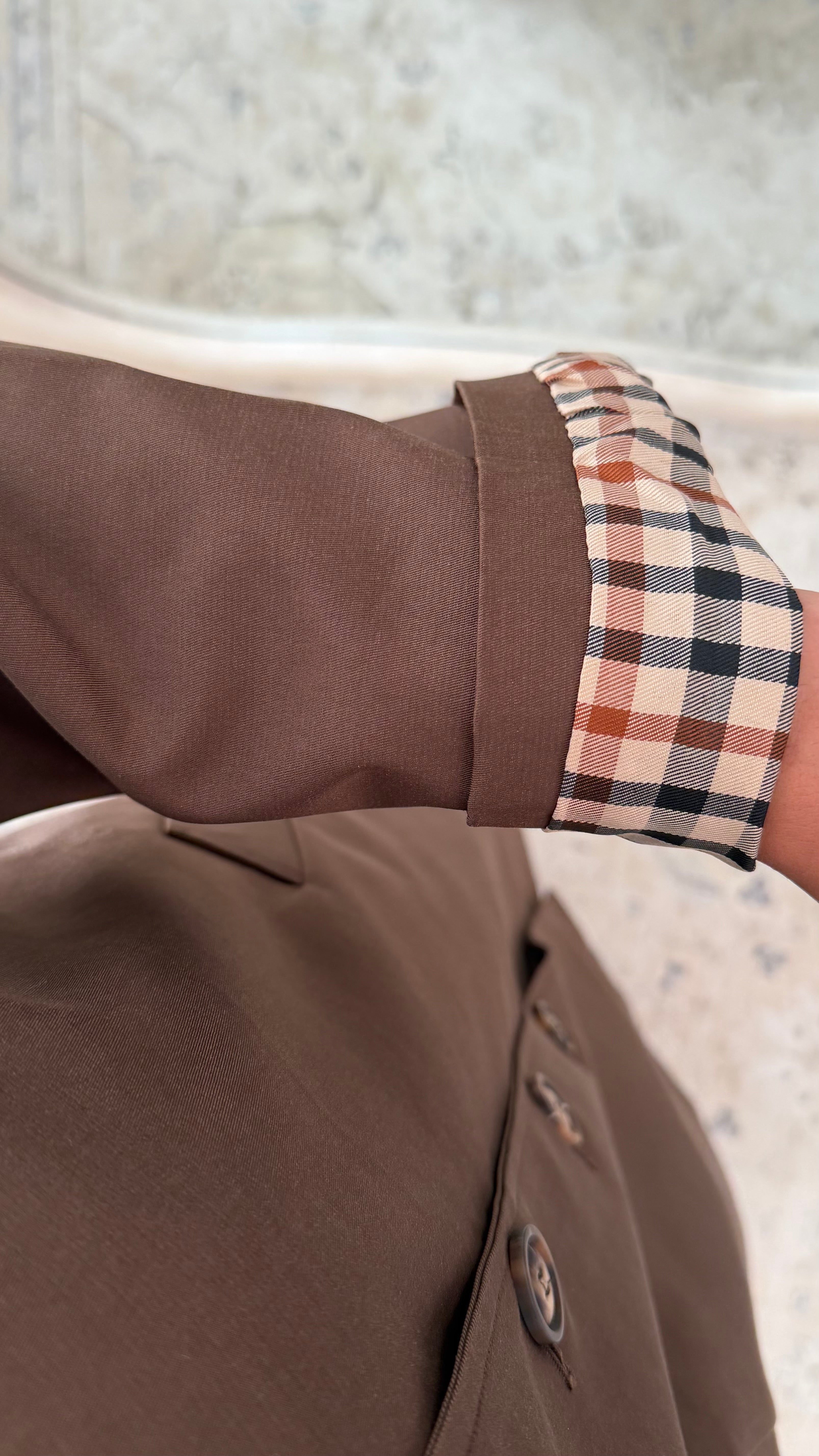 Trenchcoat mit Ärmeldetails