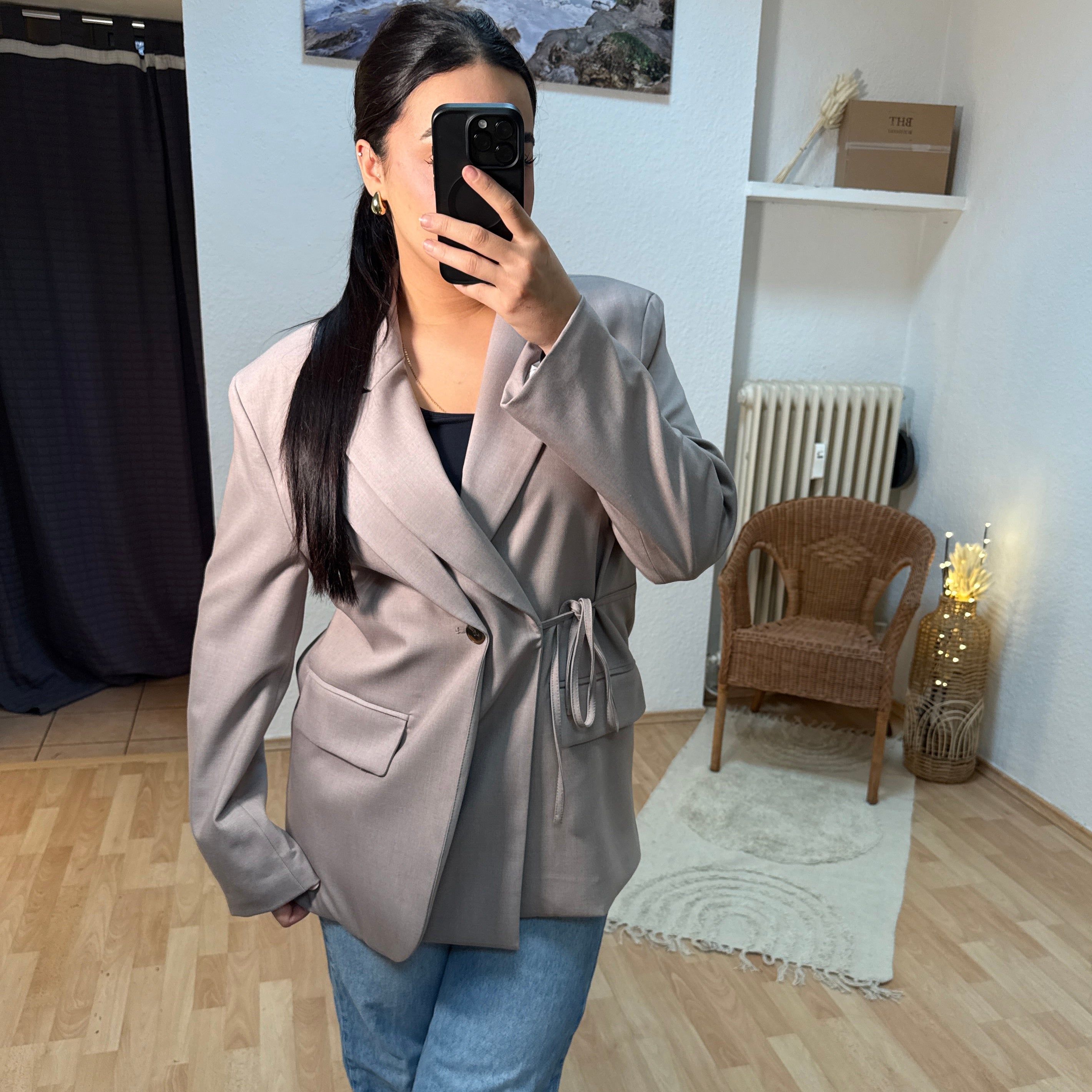Wrap Detail Blazer