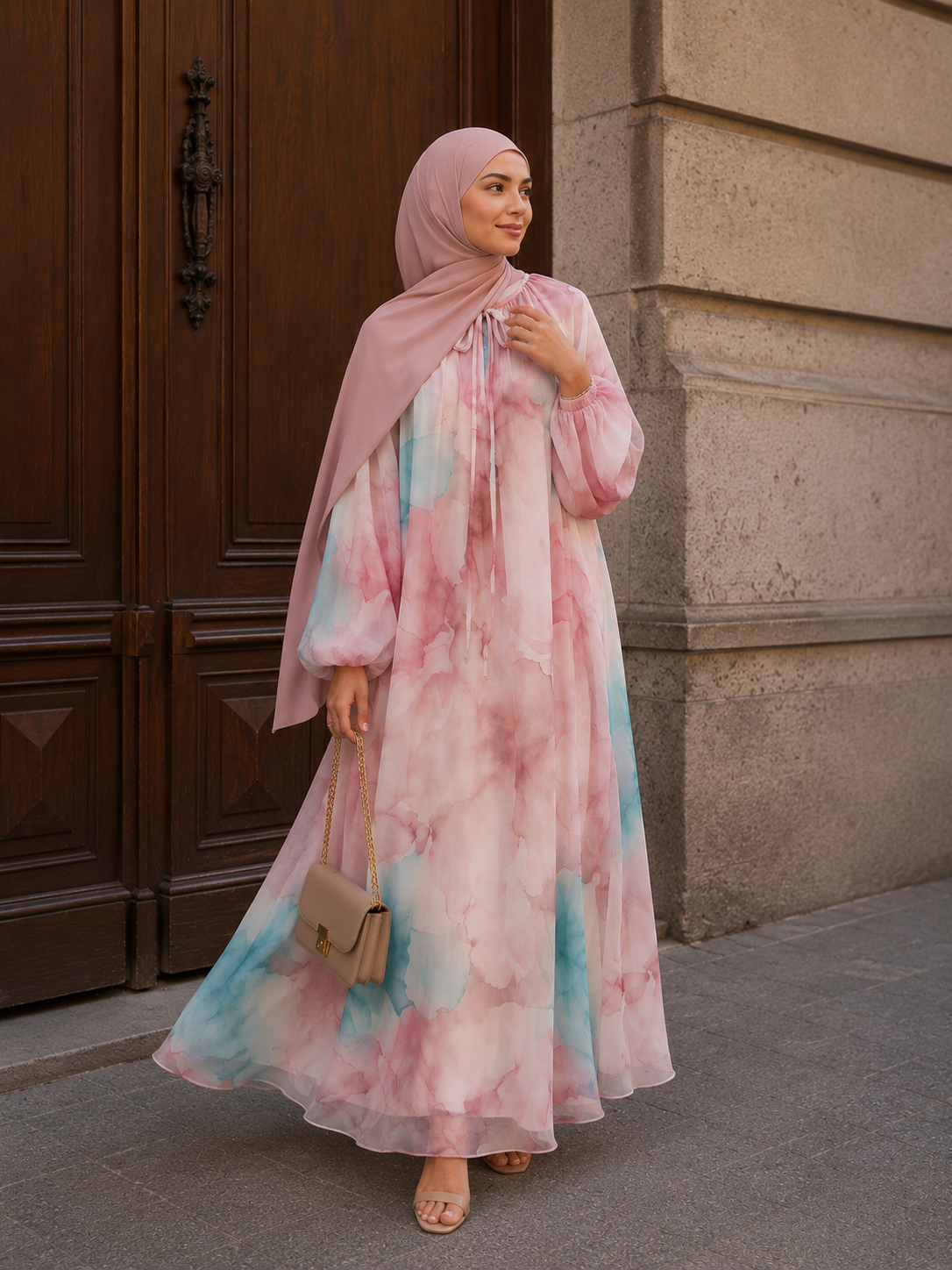 Kleid mit Blumenmuster