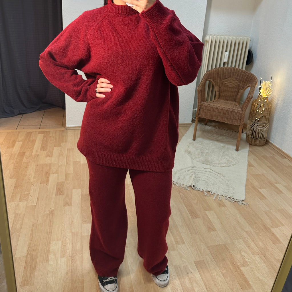 Bordeaux Knit Set