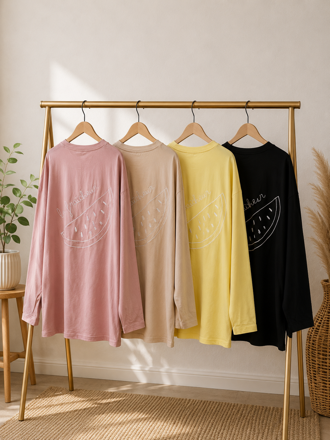 Basic Shirt Wassermelone