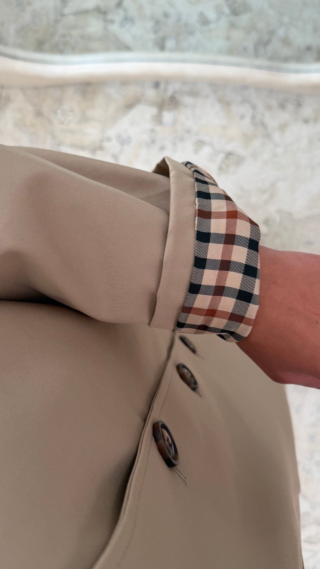 Trenchcoat mit Ärmeldetails