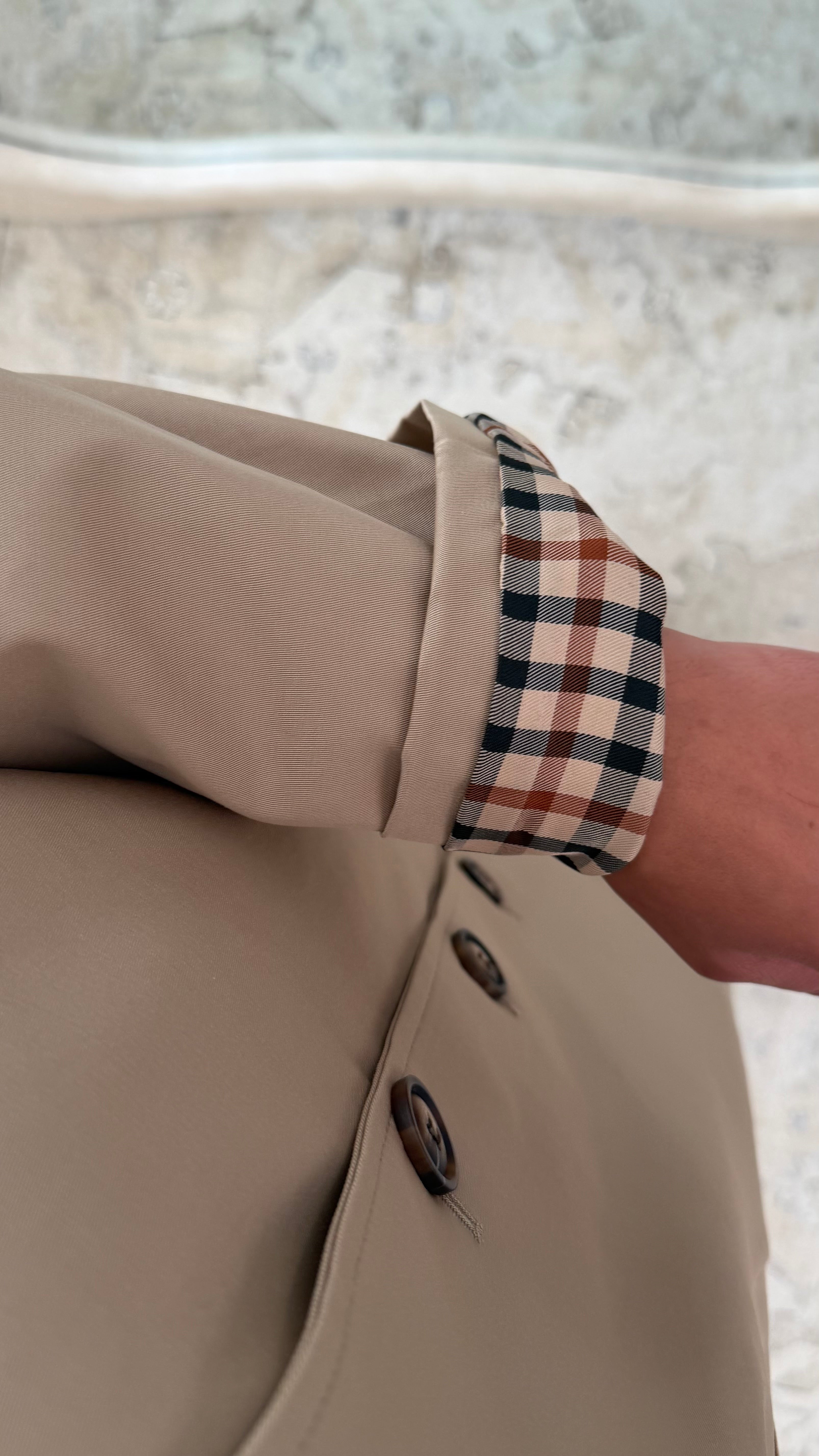 Trenchcoat mit Ärmeldetails
