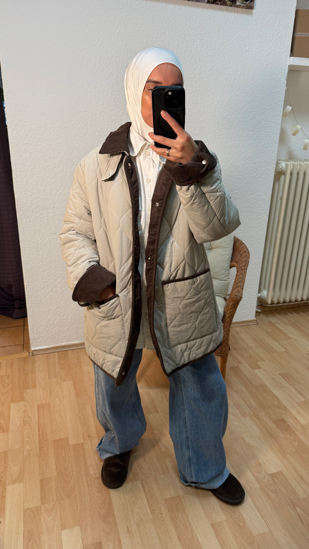 Cord Steppjacke