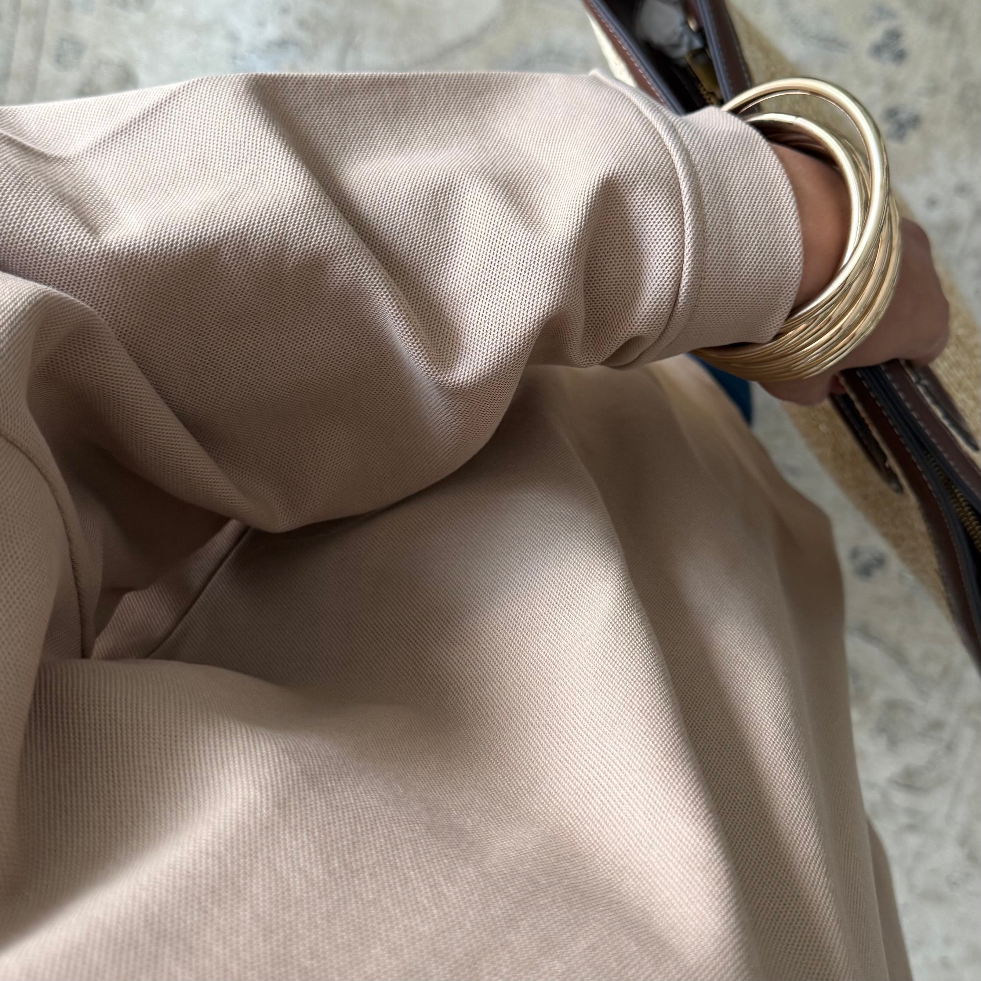 Basic Shirt mit 7/8 Ärmel