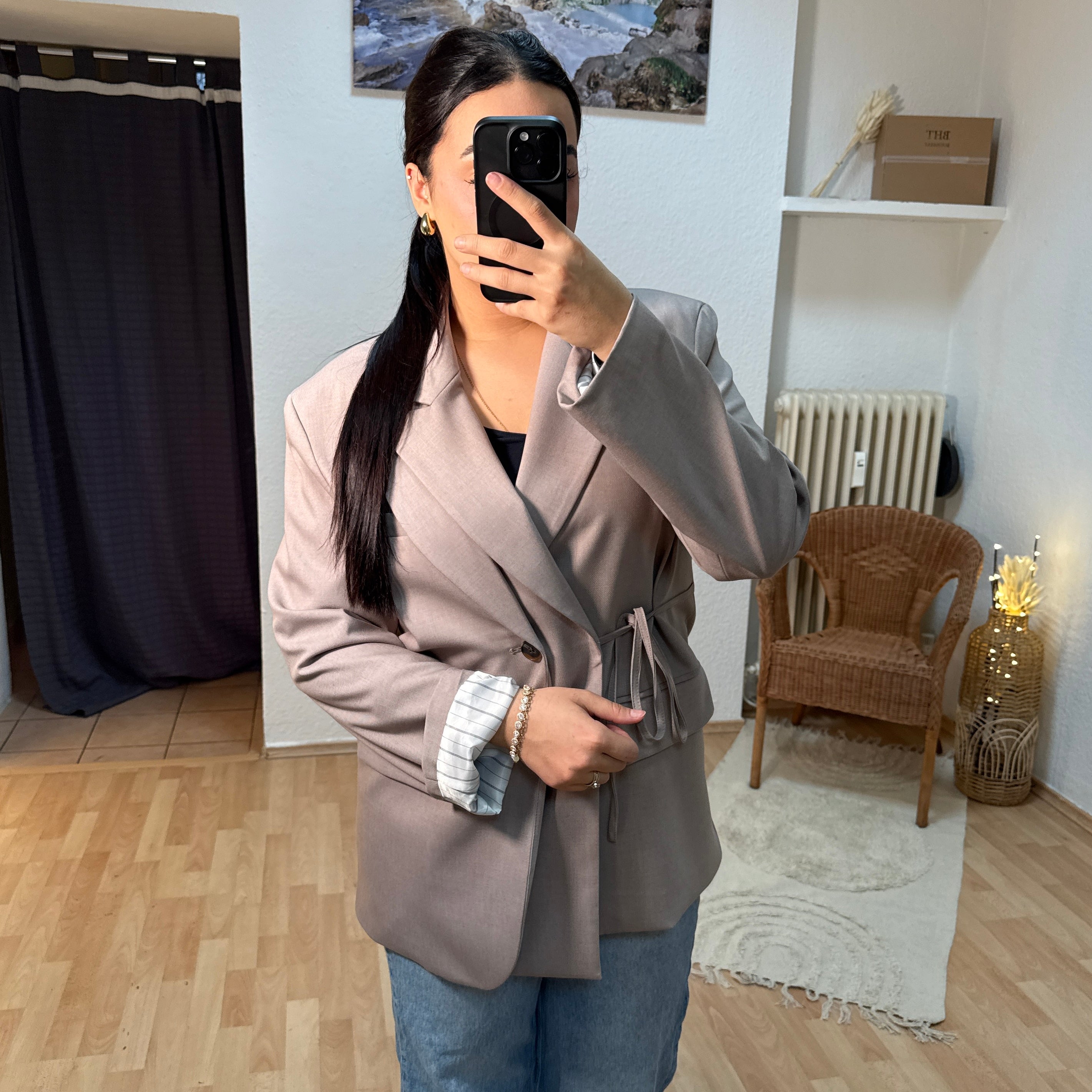 Wrap Detail Blazer