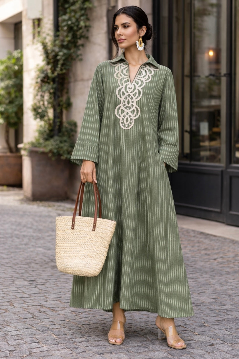 Kleid mit orientalischen Muster