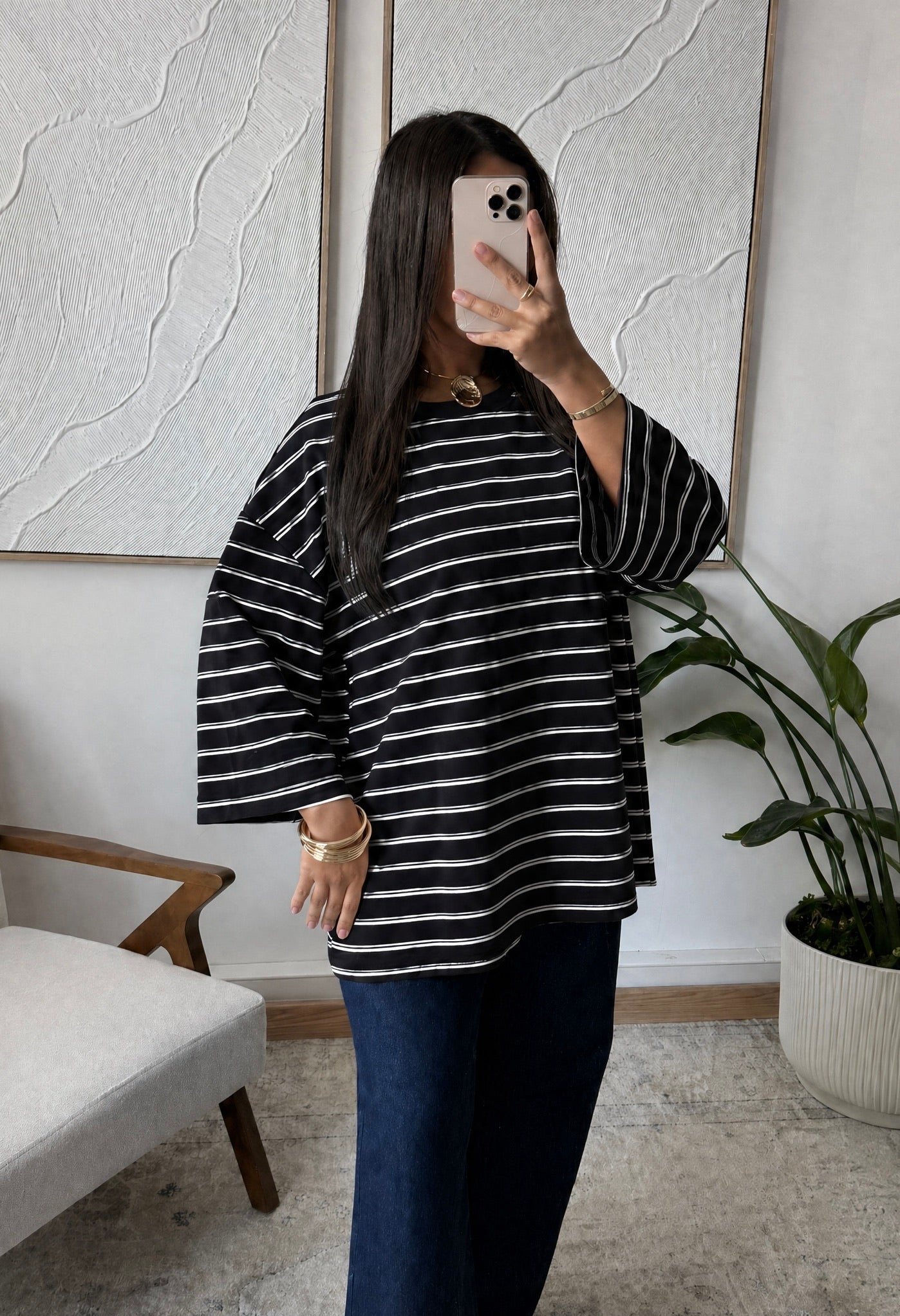 Basic Shirt gestreift