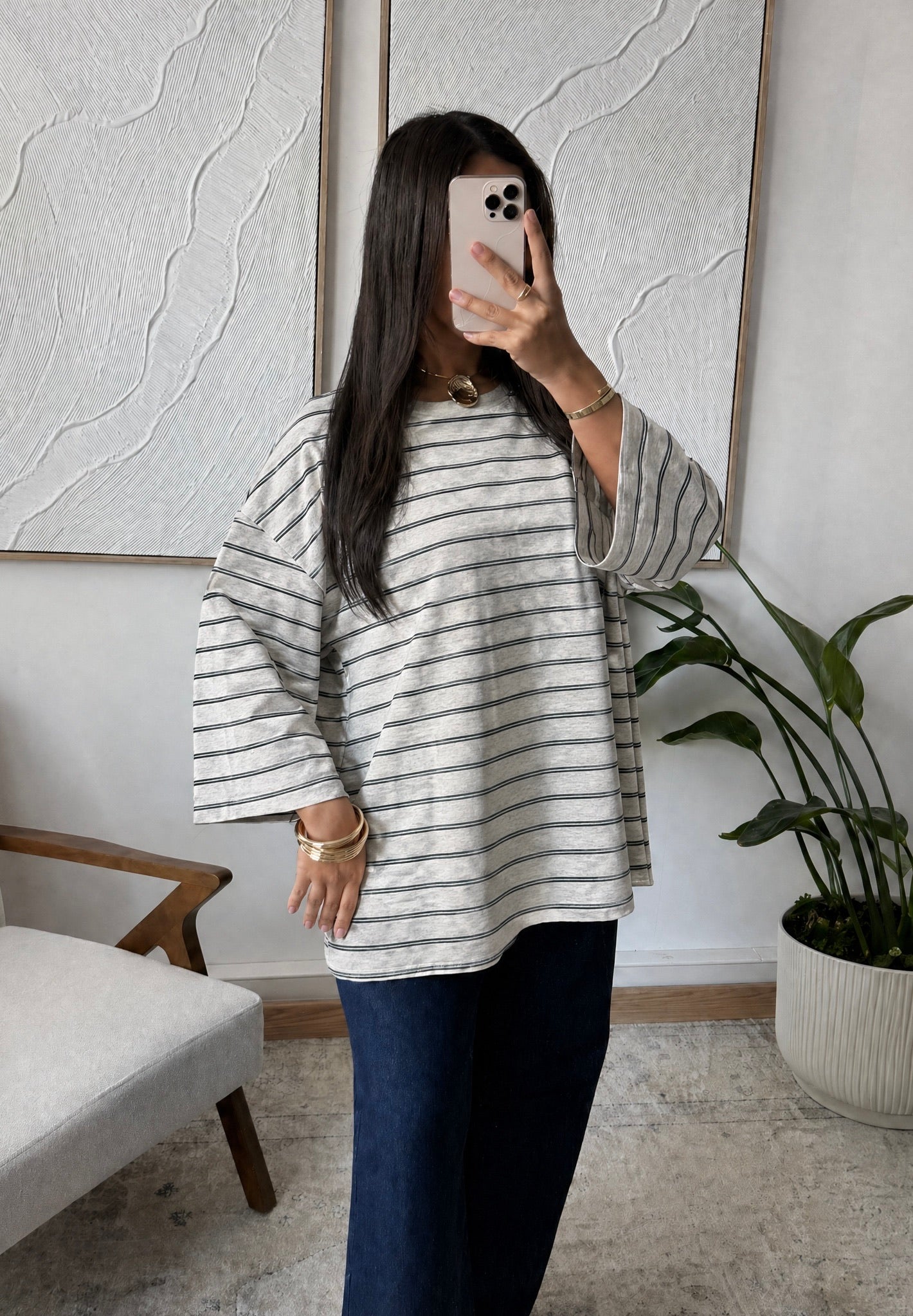 Basic Shirt gestreift