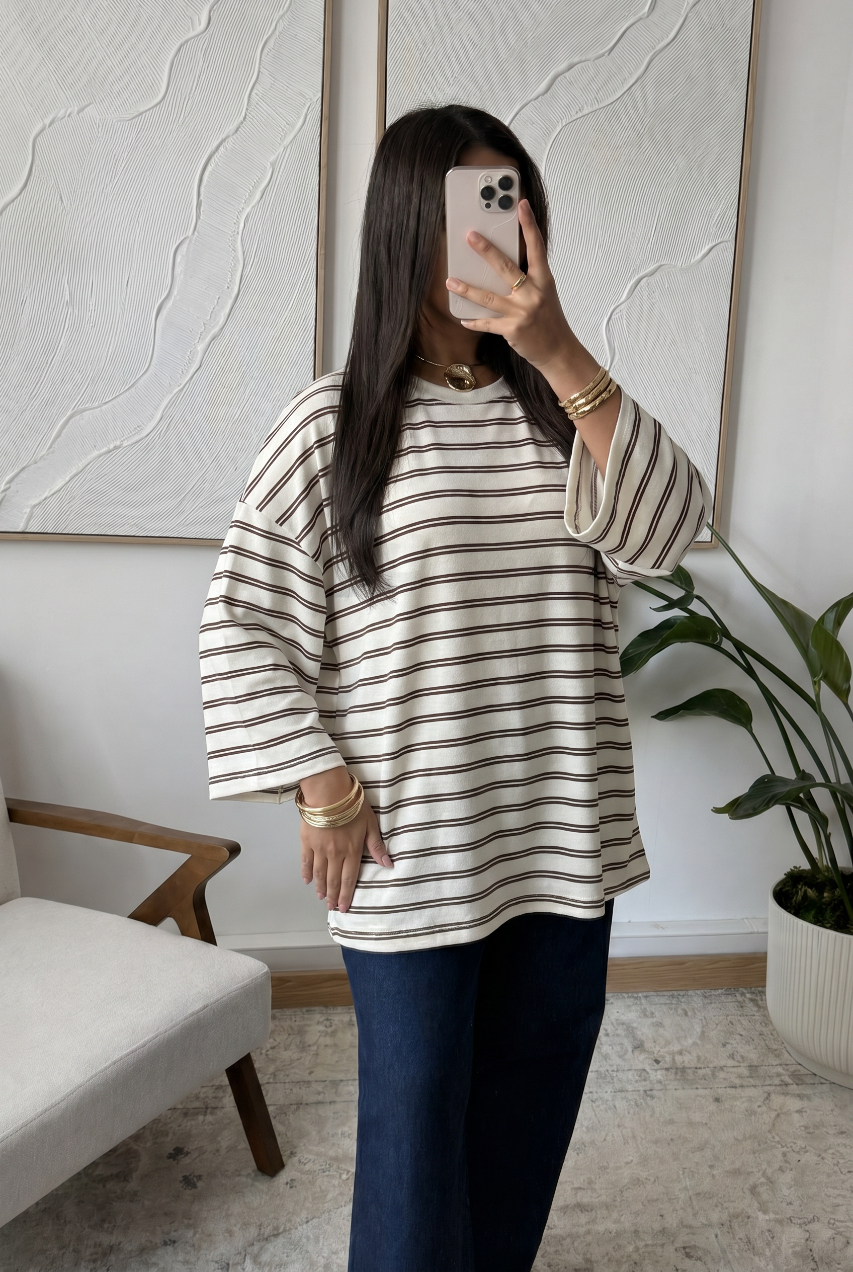 Basic Shirt gestreift
