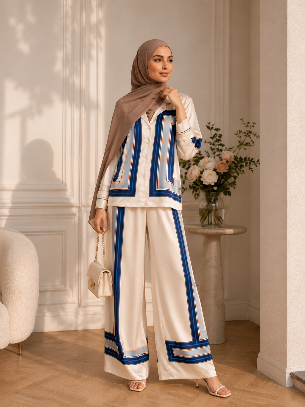 Satin-Look Set