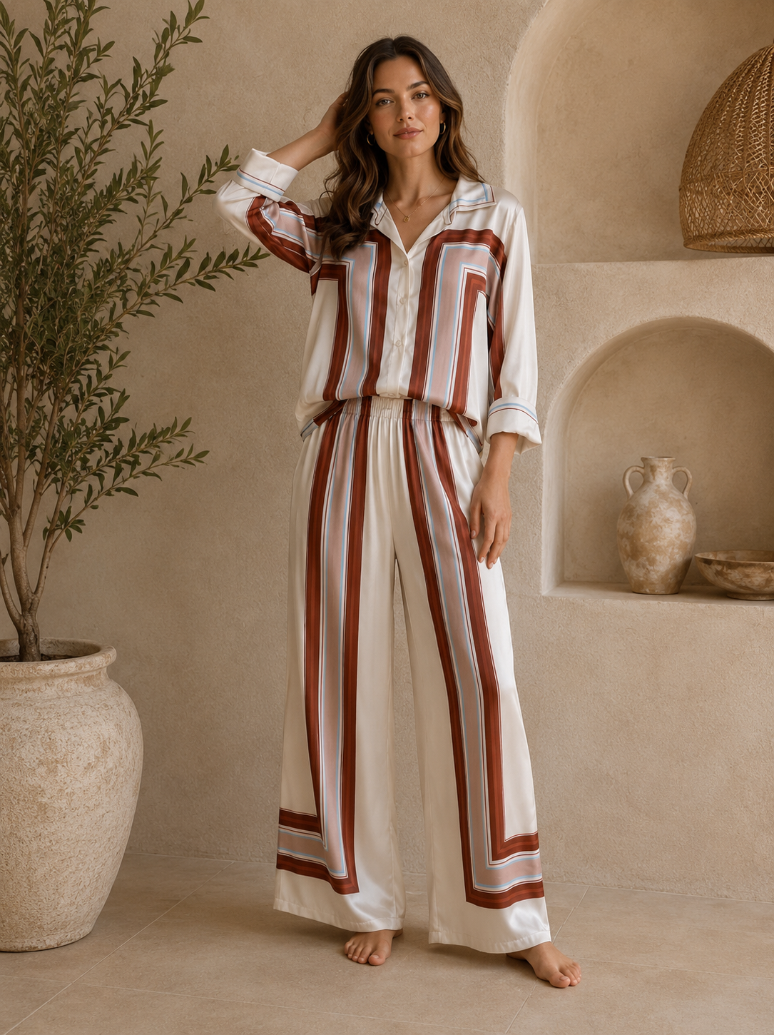 Satin-Look Set