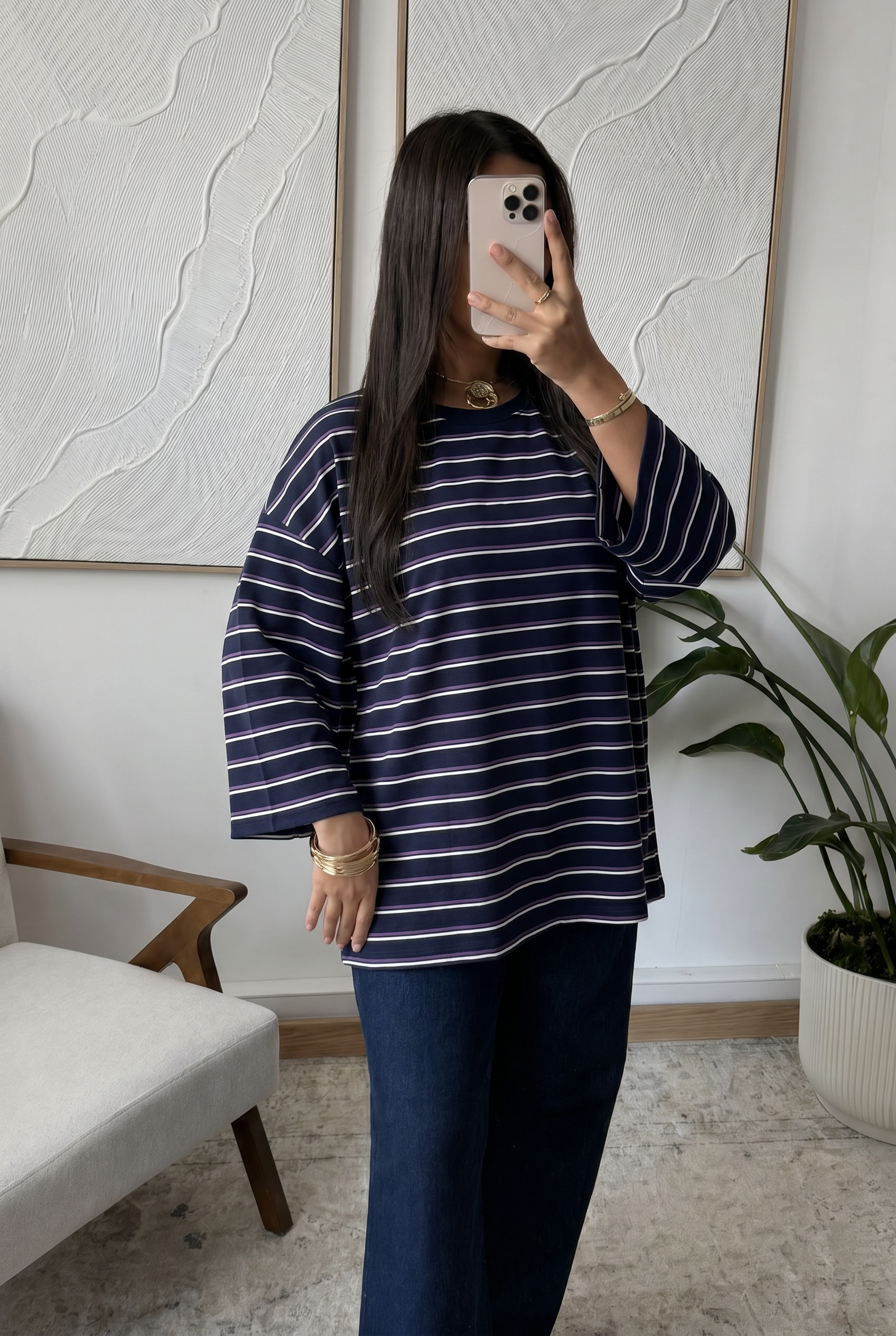 Basic Shirt gestreift