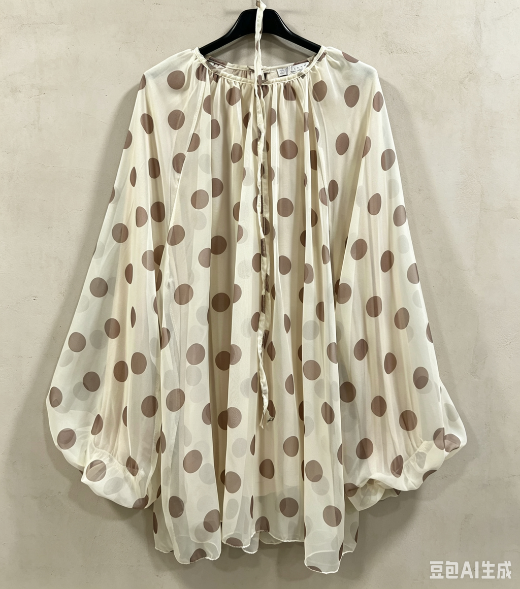 Bluse mit Punkten