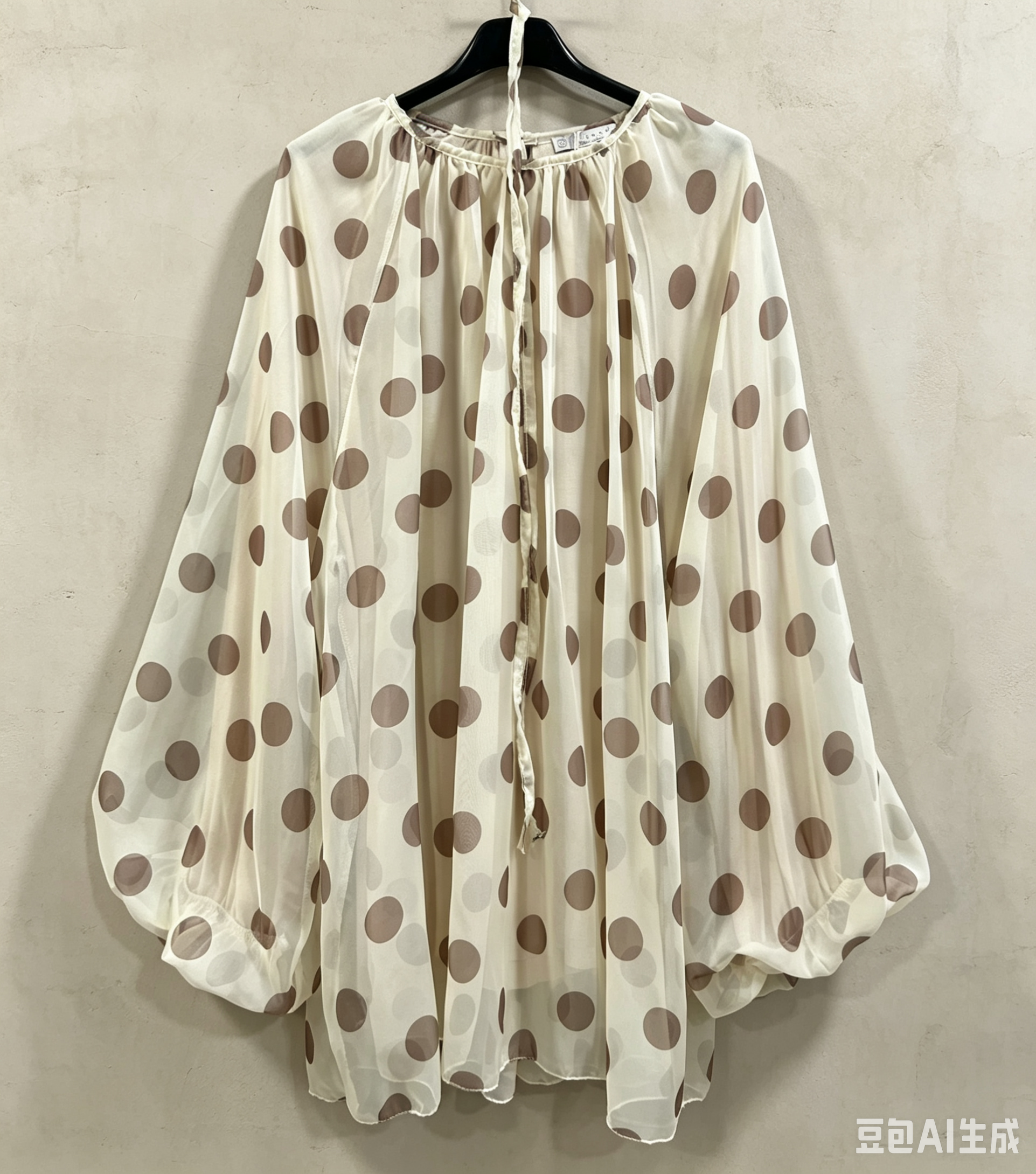 Bluse mit Punkten