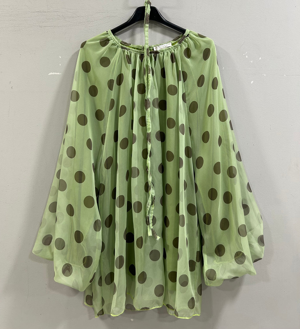 Bluse mit Punkten