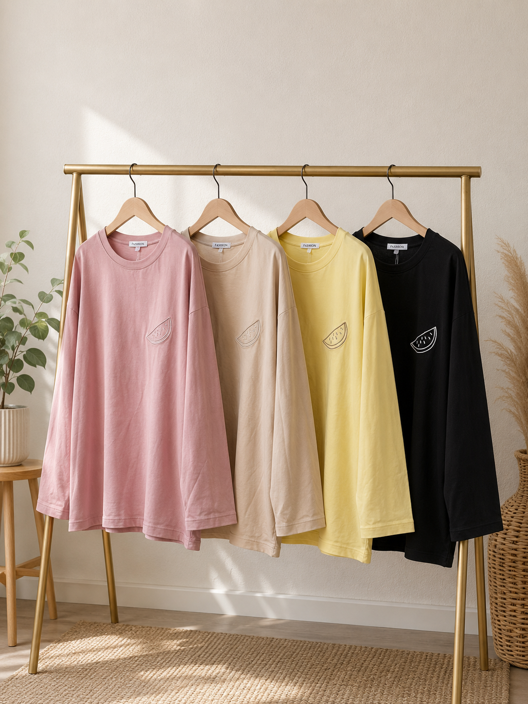 Basic Shirt Wassermelone
