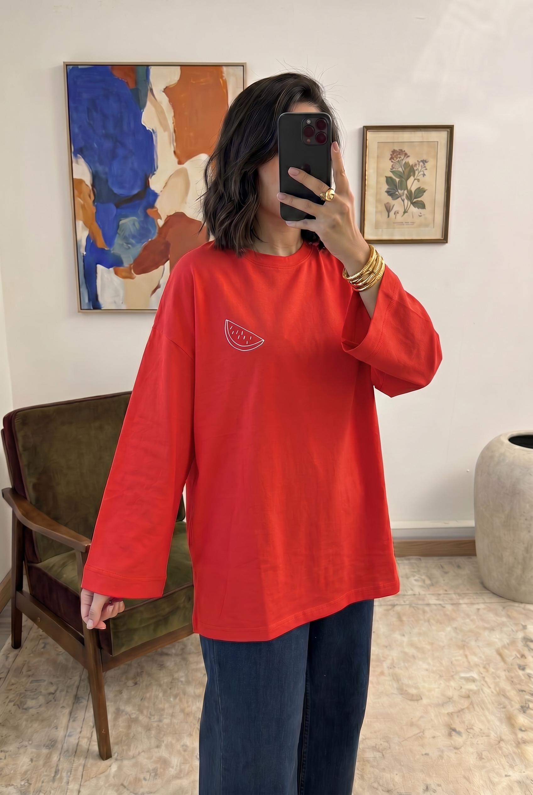 Basic Shirt Wassermelone